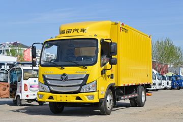 福田 欧马可S1系 智盈版 131马力 4.14米单排厢式轻卡(国六)(液压尾板)(BJ5048XXY-FM5)