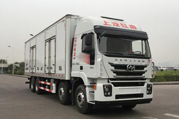 上汽红岩 杰狮C6 480马力 8X4 9.41米冷藏车(国六)(CQ5317XLCHD12446)