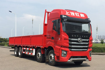 上汽红岩 杰狮H6 智惠版 400马力 8X4 9.6米栏板载货车(国六)(CQ1317SV11446)