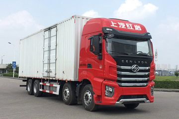 上汽红岩 杰狮H6 智惠版 430马力 8X4 9.5米厢式载货车(国六)(CQ5317XXYSV11446)