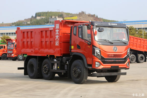 大运 运隆 复合型 240马力 6X2 4.5米自卸车(中提升桥)