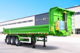 自卸半挂车&nbsp;自卸式半挂车外观图片