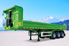 自卸半挂车&nbsp;自卸式半挂车外观图片