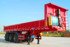 鑫金骏 9.5米后翻自卸式半挂车