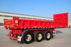 鑫金骏 9.5米后翻自卸式半挂车