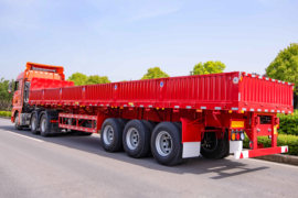 自卸半挂车&nbsp;自卸式半挂车外观图片