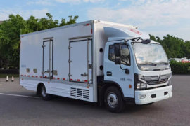 东风凯普特底盘&nbsp;电动冷藏车外观图片