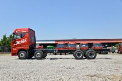 青岛解放 JH6重卡 领航版 460马力 8X4 8.6米AMT自动挡仓栅式载货车(国六)