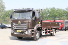 中国重汽 豪沃NX中卡 220马力 4X2 6.75米栏板载货车(国六)(ZZ1167K511JF1)