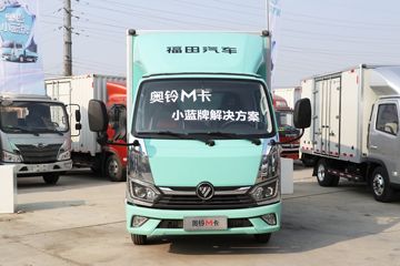 福田 奥铃M卡 132马力 3.815米排半厢式小卡(国六)(BJ5044XXY9JBA-AB1)