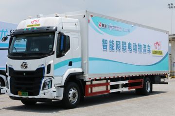 东风柳汽乘龙H5 4X2 气刹 9.7米换电式纯电动厢式载货车 国轩高科430.8kWh