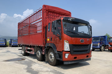 中国重汽 豪曼H5X中卡 220马力 6X2 6.8米排半仓栅式载货车(国六)(法士特8挡)(ZZ5248CCYGC7FB0)