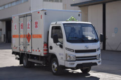 跃进 福星S80 95马力 4X2 3.65米易燃气体厢式运输车(国六)(红叶牌)(MHY5040XRQSHF)