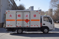 跃进 福星S80 95马力 4X2 3.65米易燃气体厢式运输车(国六)(红叶牌)(MHY5040XRQSHF)