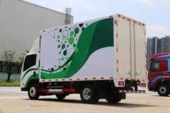 东风柳汽 乘龙L2 4.5T 4.165米单排纯电动厢式轻卡90kWh