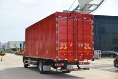 福田 奥铃大黄蜂 220马力 8.1米排半翼开启厢式载货车(BJ5188XYKKPFN-AF1)