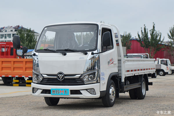 福田 奥铃M卡 1.5L 136马力 汽油 3.7米单排栏板小卡(国六)(BJ1031V5JV5-AA1)