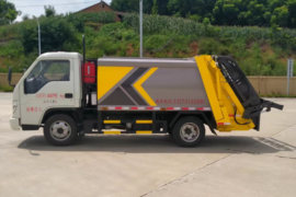 福田时代领航底盘&nbsp;垃圾运输车外观图片