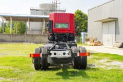 东风商用车 天龙KL重卡 居家版 复合型 465马力 8X4 9.6米栏板载货车(国六)(速比3.64)(高顶)