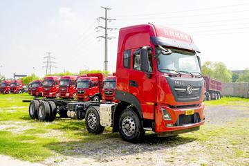 东风商用车 天龙KL 居家版 465马力 8X4 9.6米AMT自动档仓栅式载货车