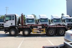 中国重汽 汕德卡SITRAK C5H中卡 350马力 8X4 车厢可卸式垃圾车(国六)(6挡)(北重电牌)(BZD5310ZXXFH) 中国重汽 汕德卡SITRAK C5H中卡 350马力 8X4 车厢可卸式垃圾车(国六)(6挡)(北重电牌)(BZD5310ZXXFH)