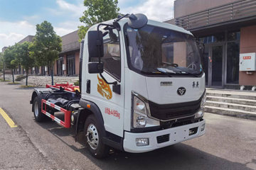 中国重汽 豪曼H3 130马力 4X2 车厢可卸式垃圾车(国六)(旺龙威牌)(WLW5048ZXXZZ)