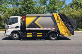 江淮骏铃底盘&nbsp;垃圾运输车外观图片