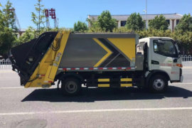 江淮骏铃底盘&nbsp;垃圾运输车外观图片