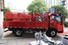 中国重汽HOWO 悍将 130马力 4.15米AMT自动档单排栏板轻卡(ZZ1047F3315F145)