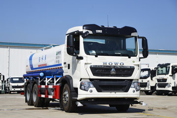 中国重汽 HOWO TX 290马力 6X4 LNG洒水车(绿叶牌)(JYJ5257GSSFL)