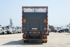 中国重汽HOWO 悍将 130马力 4X2 4米冷藏车(国六)(绿叶牌)(JYJ5047XLCF1)