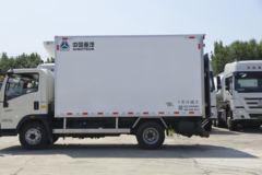 中国重汽HOWO 悍将 130马力 4X2 4米冷藏车(国六)(绿叶牌)(JYJ5047XLCF1)
