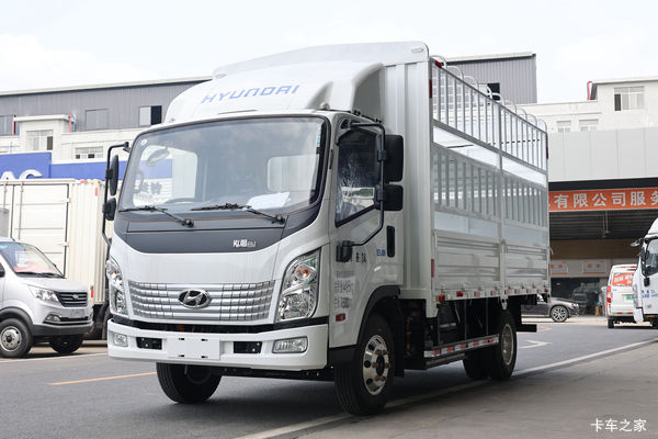 现代商用车 泓图EV 4.5T 4.14米单排纯电动仓栅式轻卡(CHM5045CCYZDC33BEV)114.5kWh