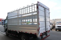 现代商用车 泓图EV 4.5T 4.14米单排纯电动仓栅运输车(CHM5042CCYZDC33BEV)