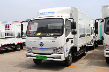 福田 智蓝 4.5T 4.17米单排纯电动仓栅式轻卡(BJ5045CCYEV)81.14kWh