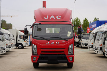 江淮 擎天柱 184马力 4X2 5.4米排半冷藏车(国六)(HFC5128XLCP41K1D7S)