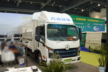 大运 祥龙 EX5 4.5T 4.12米单排纯电动仓栅式轻卡(气刹)(CGC5040CCYBBEV633)81.14kWh