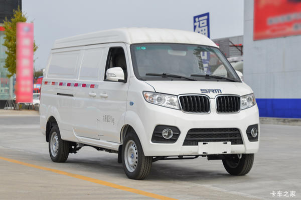SRM鑫源 X30L EV 2.5T 2座 4.495米纯电动厢式运输车41.68kWh