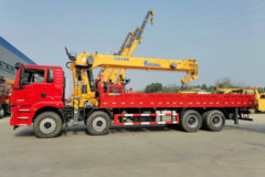 陕汽重卡 德龙新M3000 350马力 8X4 8.2米随车吊(程力威牌)(CLW5316JSQ6SZ)