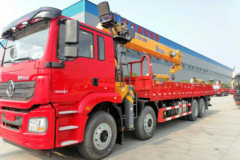 陕汽重卡 德龙新M3000 350马力 8X4 8.2米随车吊(程力威牌)(CLW5316JSQ6SZ)