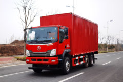 三龙龙江 245马力 6X2 4.9米排半厢式载货车(国六)(CZW5250XXYE62)