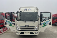 解放 蓝途 4.5T 4.16米单排插电式混合动力仓栅式轻卡14kWh