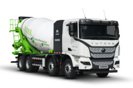 宇通重卡&nbsp;混凝土搅拌车外观                                                图片