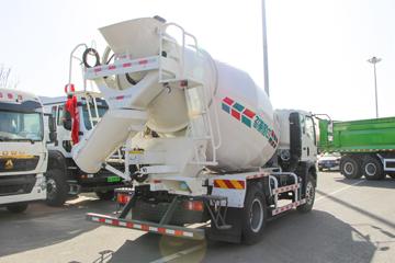 重汽豪沃轻卡底盘&nbsp;混凝土搅拌车外观                                                图片