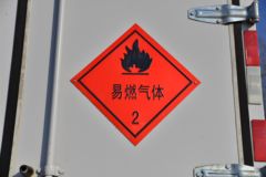 东风途逸 T5 95马力 4X2 3.4米易燃气体厢式运输车(EQ5045XRQ16DCACWXP)