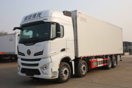 德龙X6000&nbsp;冷藏车外观图片