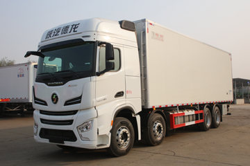 陕汽重卡 德龙X6000 经典版 560马力 8X4 9.4米AMT自动档冷藏车(SX5319XLCGD456)