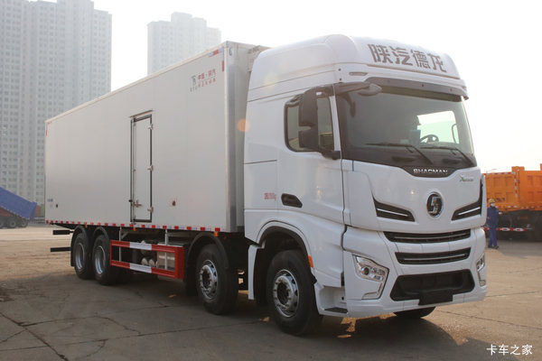 陕汽重卡 德龙X6000 旗舰版 560马力 8X4 9.4米AMT自动档冷藏车(国六)(SX5319XLCGD456)