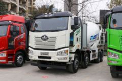 一汽解放 J6P 8X4 6.76方纯电动混凝土搅拌车(瑞江牌)(WL5310GJBCAAZBEV)