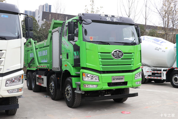 一汽解放 J6P 8X4 5.4米纯电动自卸车(CA3310P66L4T4BEVA5)281.92kWh